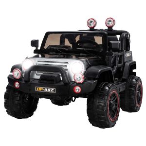 Kijana Jeep electric children's car 2-seater black