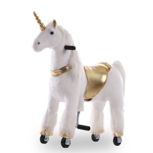 Kijana unicorn riding toy gold small