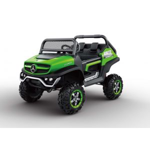 Mercedes electric kids car Unimog green 2-seater Alle producten BerghoffTOYS
