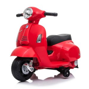 Mini vespa electric kids scooter red