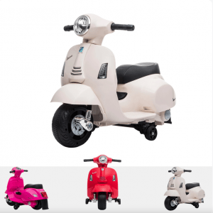 Mini vespa electric kids scooter white Alle producten BerghoffTOYS