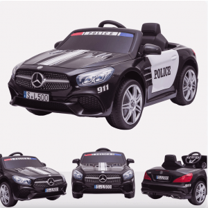 Mercedes kids car police SL500 black Sale BerghoffTOYS