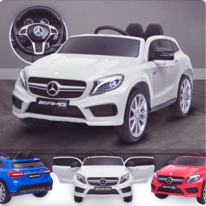 Mercedes GLA45 AMG Electric Child Car - Battery Car - Strong Battery - Remote Control - White Alle producten BerghoffTOYS