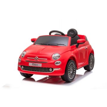 Fiat 500 electric children's car red