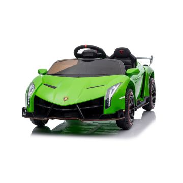 Lamborghini Veneno electric children's car green