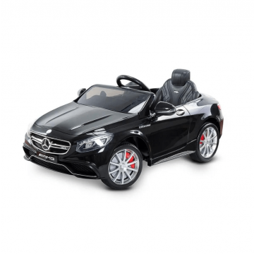 Mercedes S63 AMG kidscar black side view front view
