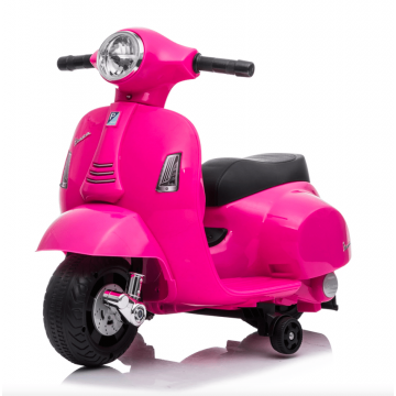 Mini vespa electric kids scooter pink